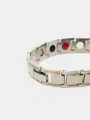 Серебряный браслет магнитотерапевтический, мужской