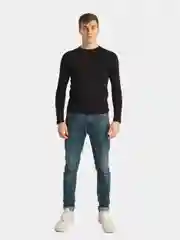 Угольный лонгслив мужской