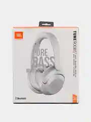 Белый наушники JBL Tune 900BT - беспроводные блютус, полноразмерные, с микрофоном