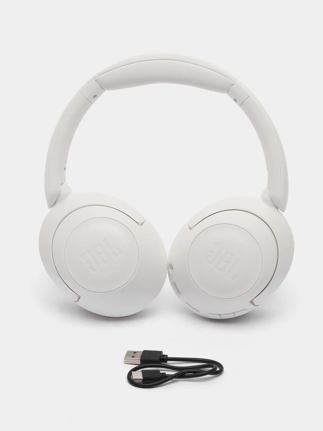 Белый наушники JBL Tune 900BT - беспроводные блютус, полноразмерные, с микрофоном