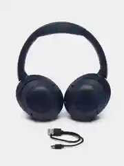 Темно-синий наушники JBL Tune 900BT - беспроводные блютус, полноразмерные, с микрофоном