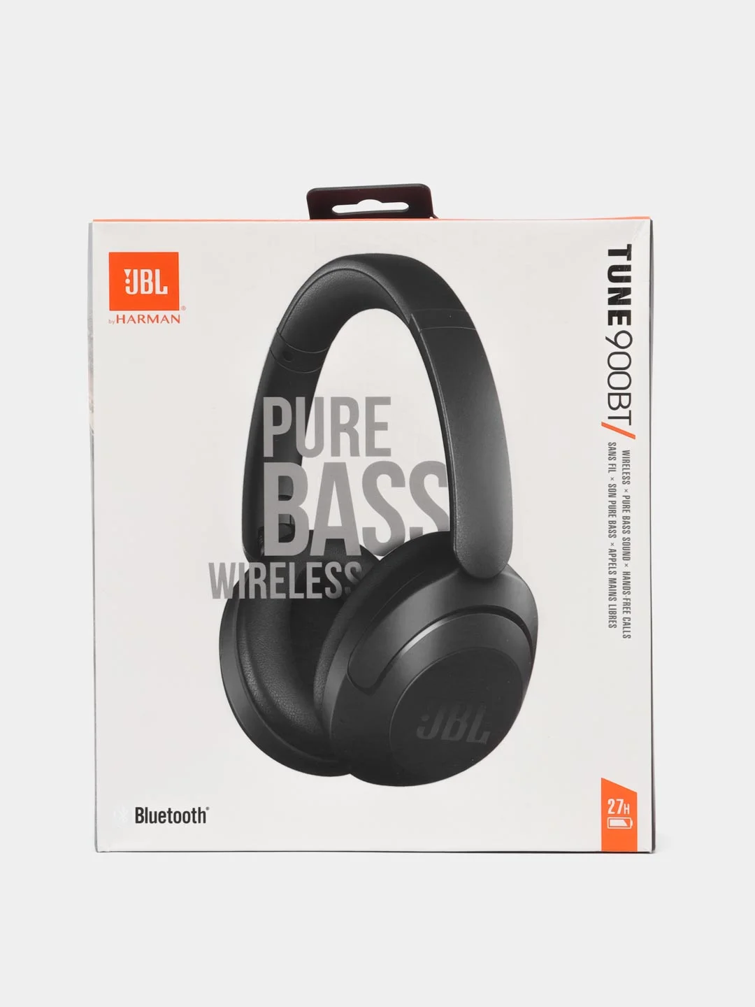 Темно-синий наушники JBL Tune 900BT - беспроводные блютус, полноразмерные, с микрофоном
