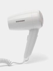 Фен для волос настенный Sonnen HD-2101 ULTRA PLUS, 1300 Вт, 2 скорости, белый, 608481
