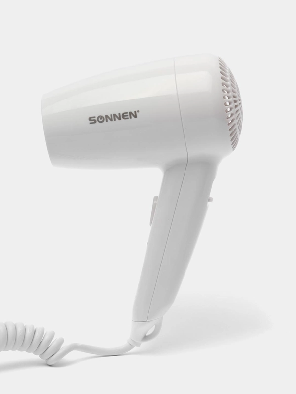 Фен для волос настенный Sonnen HD-2101 ULTRA PLUS, 1300 Вт, 2 скорости, белый, 608481