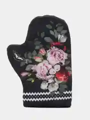 Варежка-прихватка "Flowers" 20 х 28 см, саржа, 100% х/л, ватин 250 г/м2