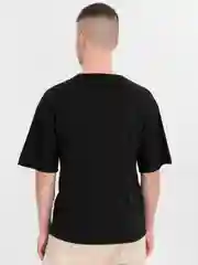 Черный футболка