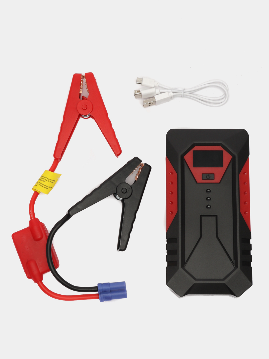 Пусковое зарядное устройство для автомобиля - 10 000 мАч, Jump Starter,  бустер купить по цене 3290 ₽ в интернет-магазине KazanExpress