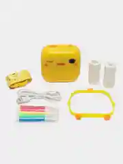 Желтый детский фотоаппарат моментальной печати M2 print-camera