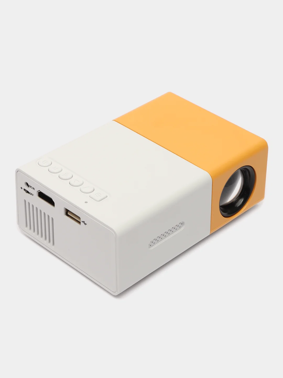 Белый проектор для фильмов Unic YG-300, портативный