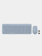 Набор: клавиатура и мышь A4Tech Fstyler FG3300 Air, Slim, мультимедиа, беспроводной