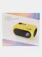 Желтый проектор портативный LED Beverni Smart Mini Projector
