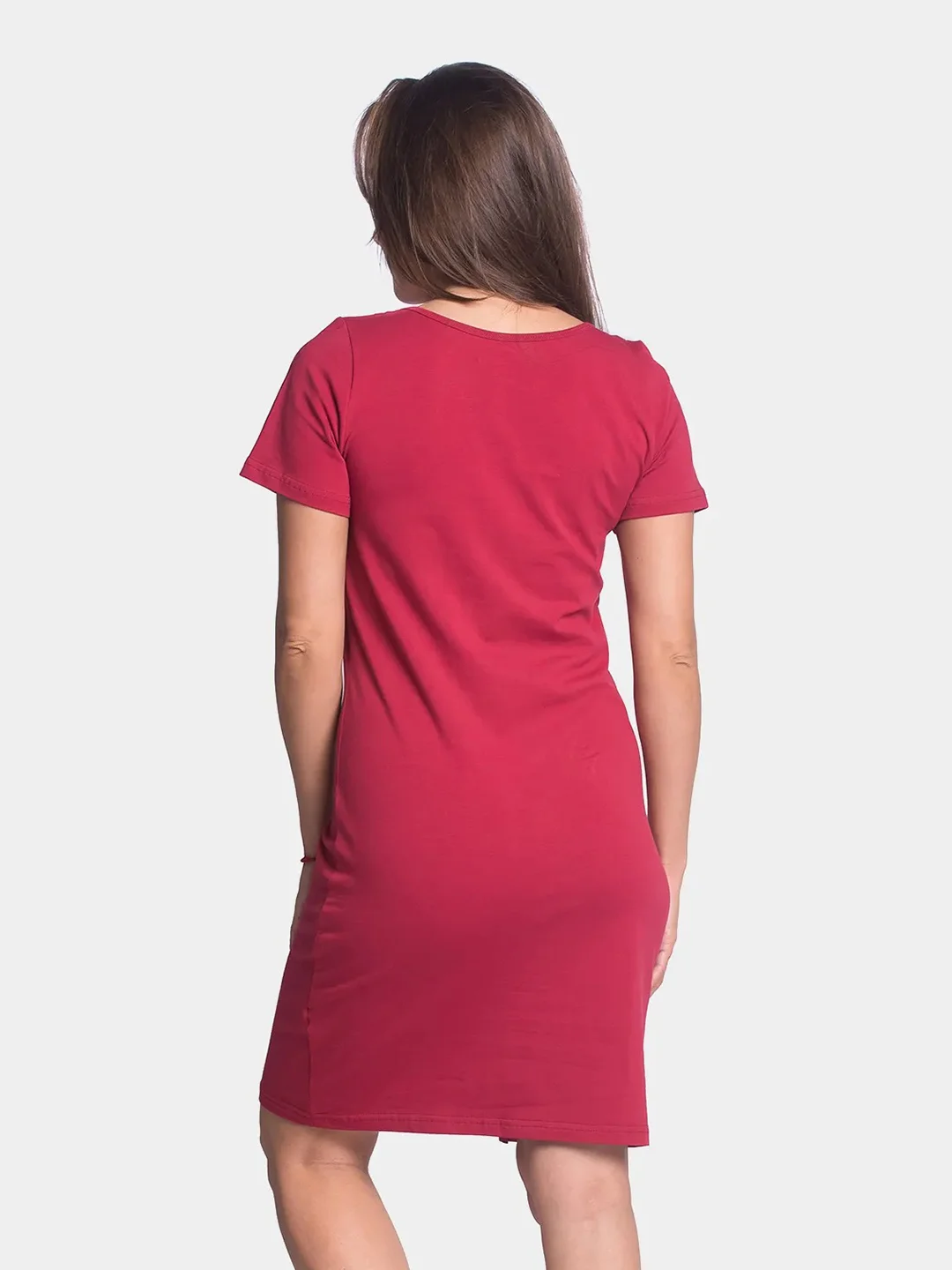 Платье женское Love КЛП1483П3 бордовый, KLERY