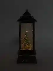 Бронзовый фонарь музыкальный, новогодний, большой, 30см