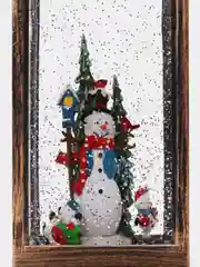 Красный фонарь музыкальный, новогодний, большой, 30см