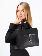 Сумка женская, через плечо, черная