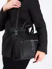 Сумка женская, через плечо, черная