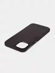 Черный чехол на Apple iPhone 15 Plus блестящий ROSCO пластиковый с силиконом стразами кристаллами