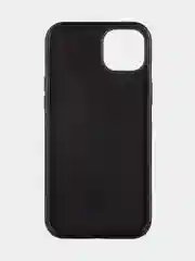 Черный чехол на Apple iPhone 15 Plus блестящий ROSCO пластиковый с силиконом стразами кристаллами