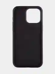 Черный чехол на Apple iPhone 15 Pro Max блестящий ROSCO пластиковый с силиконом, камнями стразами