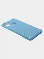 Лавандовый чехол блестящий Samsung Galaxy M20, M21, M30s, M31, M51 накладка c блёстками