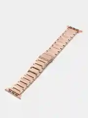 Золотой металлический ремешок для Apple Watch 42, 44, 45, 49 мм