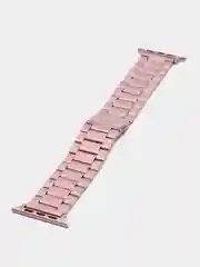 Розовый металлический ремешок для Apple Watch 42, 44, 45, 49 мм