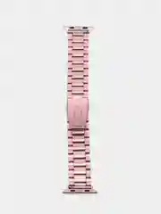 Розовый металлический ремешок для Apple Watch 42, 44, 45, 49 мм