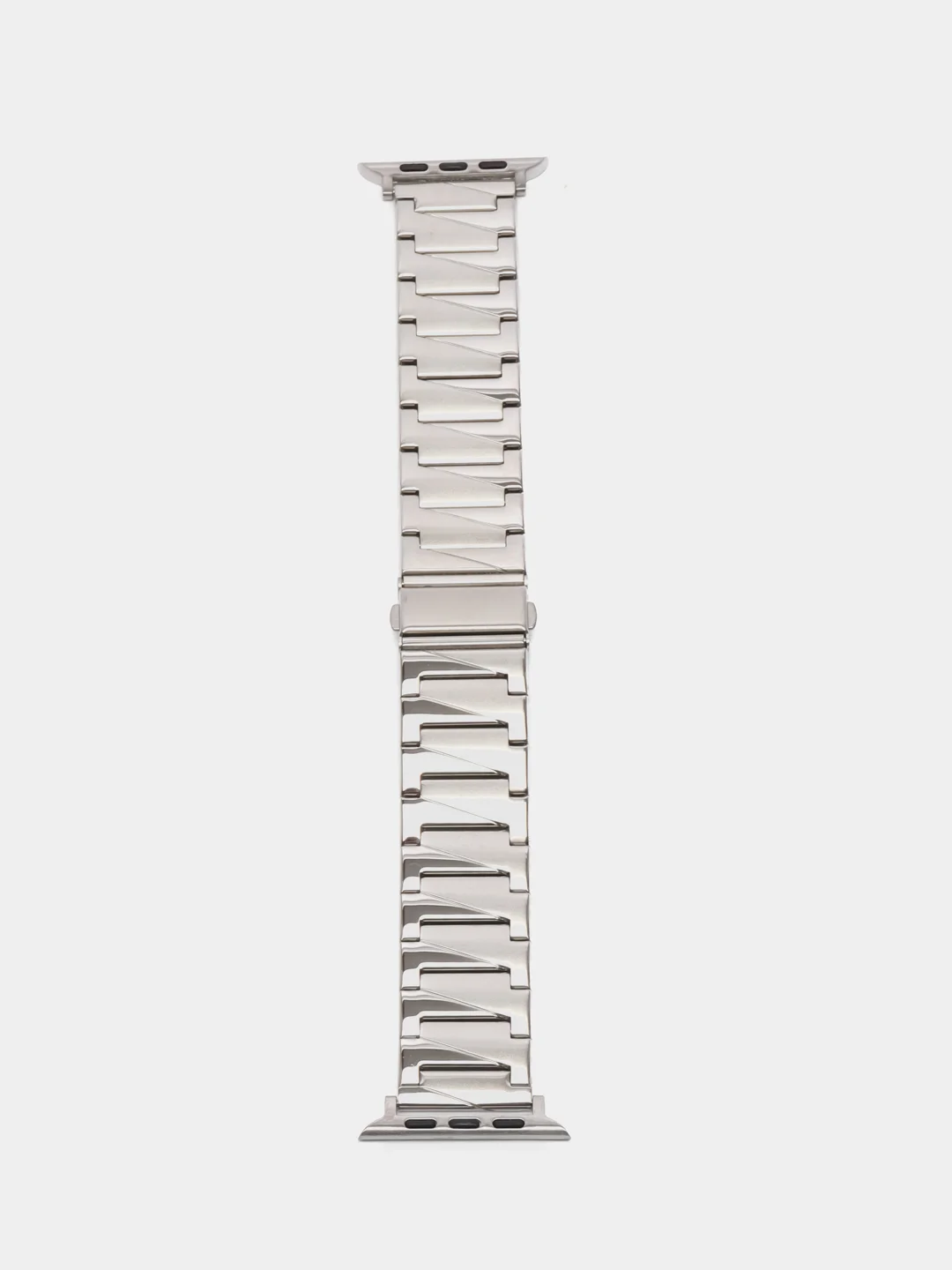 Серебряный металлический ремешок для Apple Watch 42, 44, 45, 49 мм