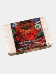 Соляной брикет для бани и сауны, с алтайскими травами "Боярышник", 1,35 кг