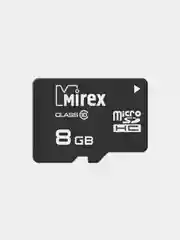 Карта памяти micro SDHC MIREX, 8GB, class 10