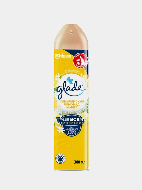 Аэрозоль Glade "Сицилийский лимонад и мята", 300 мл