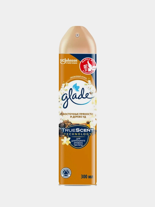 Аэрозоль Glade "Восточные пряности и дерево", 300 мл