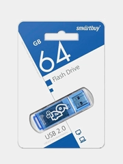 Флешка Smartbuy 64GB Glossy Blue (SB64GBGS-B)