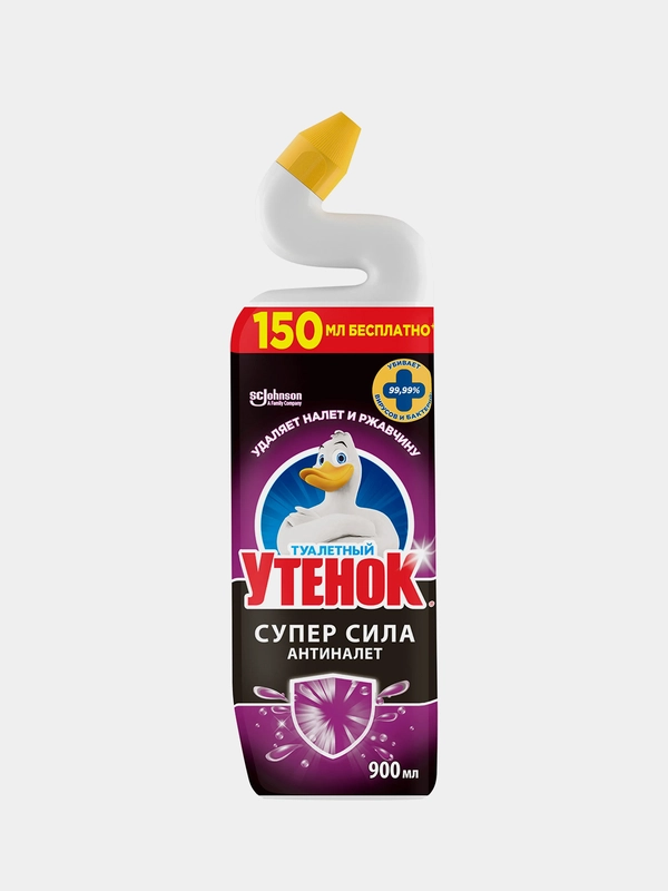 Чистящее средство для унитаза Туалетный Утенок "Антиналет", 900 мл