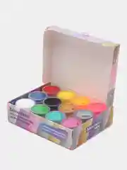 Краски акриловые, набор для рисования и творчества, 12 цветов, Brauberg Hobby