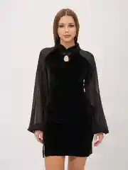 Черный платье летнее легкое