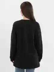 Черный толстовка женская на флисе