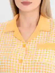 Желтый комплект для сна, пижама