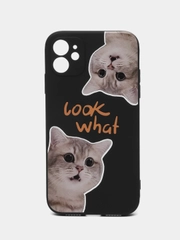 Чехол для iPhone 11 12 13 14 15 Pro Max Plus mini 7 8 XR X XS Max с принтом коты айфон