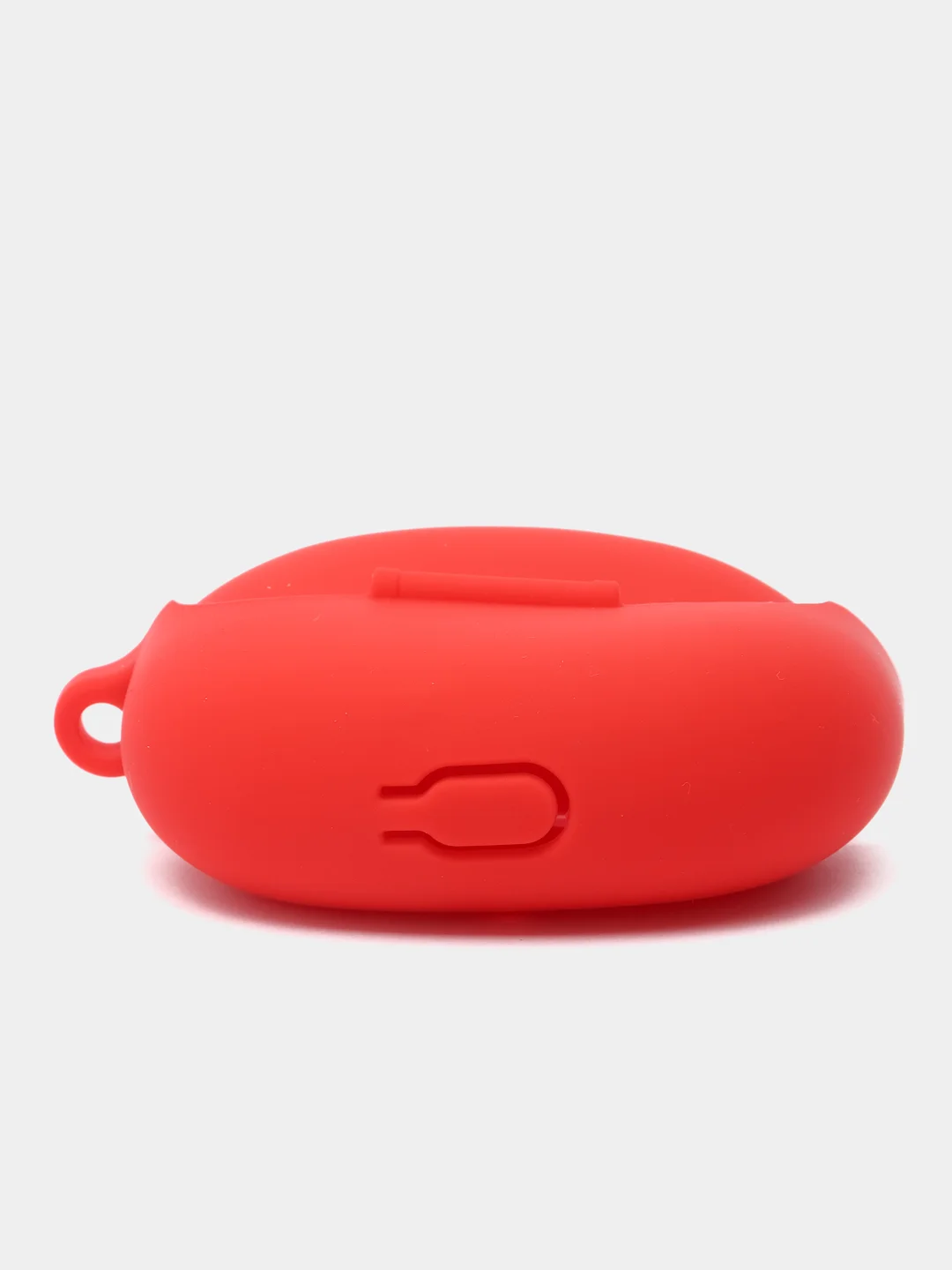 Красный чехол на Realme Buds Air 3 Neo для беспроводных наушников КАРТОФАН силиконовый, матовый
