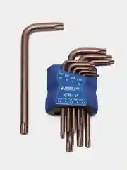 Набор имбусовых ключей TORX (ТОРКС), звездочки с отверстием, 9 предметов, 10-50 мм