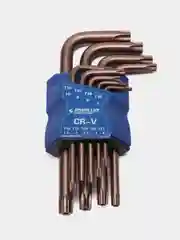 Набор имбусовых ключей TORX (ТОРКС), звездочки с отверстием, 9 предметов, 10-50 мм