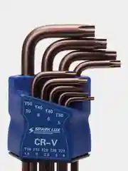 Набор имбусовых ключей TORX (ТОРКС), звездочки с отверстием, 9 предметов, 10-50 мм