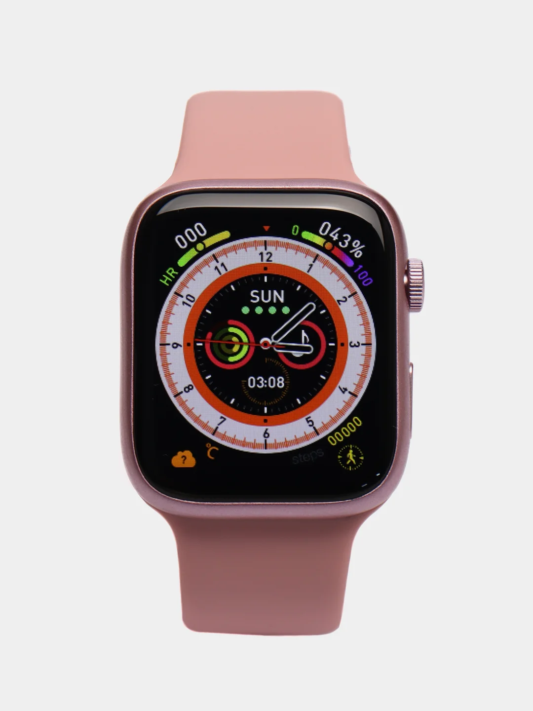 Розовый умные смарт-фитнес часы Smart Watch X8 Pro, X8+ Ultra, X9+ Ultra 2