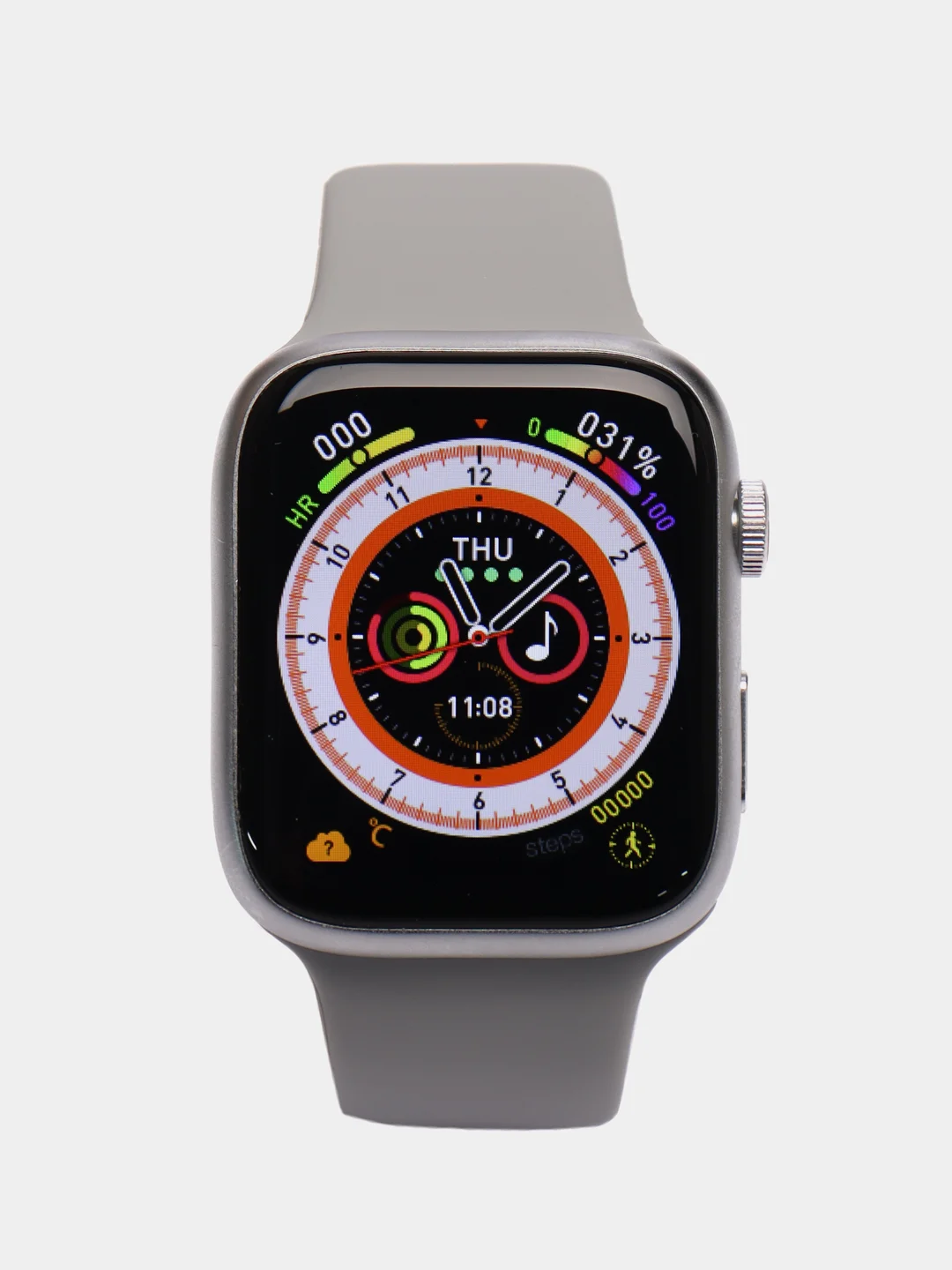 Серебряный умные смарт-фитнес часы Smart Watch X8 Pro, X8+ Ultra, X9+ Ultra 2