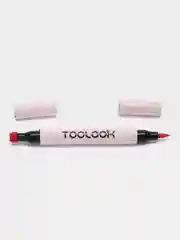 Коричневый цветная подводка-фломастер для глаз TooLook, со штампом "Сердце"