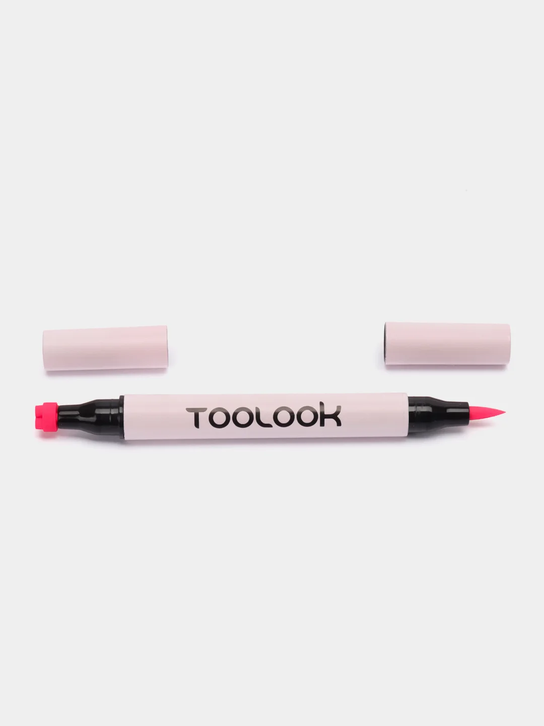 Розовый цветная подводка-фломастер для глаз TooLook, со штампом "Сердце"