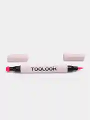 Розовый цветная подводка-фломастер для глаз TooLook, со штампом "Сердце"