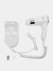 Фен для волос настенный Sonnen HD-2112 EXTRA POWER, 1600 Вт, 2 скорости белый хром, 608480