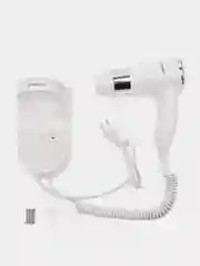 Фен для волос настенный Sonnen HD-2112 EXTRA POWER, 1600 Вт, 2 скорости белый хром, 608480